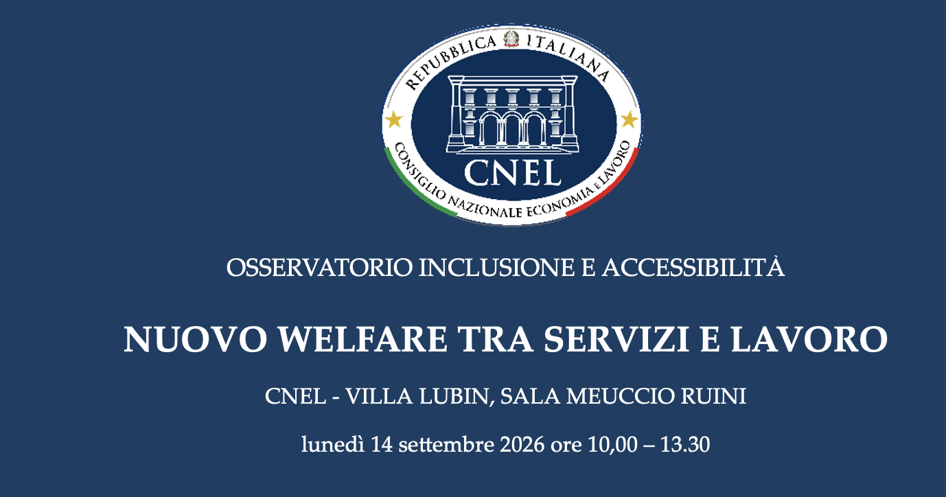 Nuovo Welfare tra servizi e lavoro